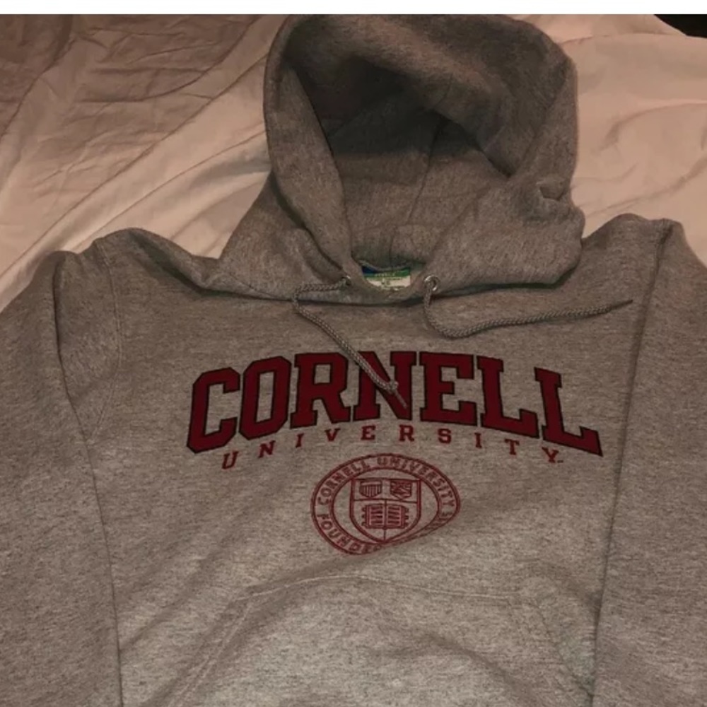 Champions Cornell University gray hoodie womens XS